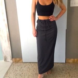 Gray Stretch Skirt by Hennes Collection Size M